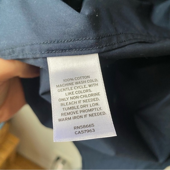 Navy Blue paisley Patterned Men's Button Up Shirt size L slim fit 100% cotton - Picture 3 of 10